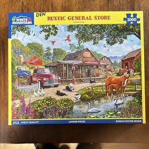 White Mountain Rustic General Store Puzzle - 1000 Pieces